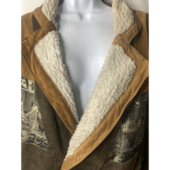 Vintage De Piel Womens Leather Jacket Size Large Southwestern Country Girl Fall - Picture 4 of 12